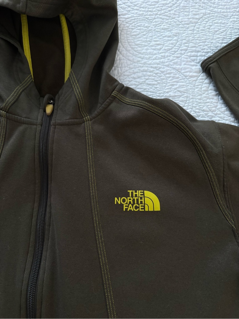 North Face hooded track jacket. Size XL.